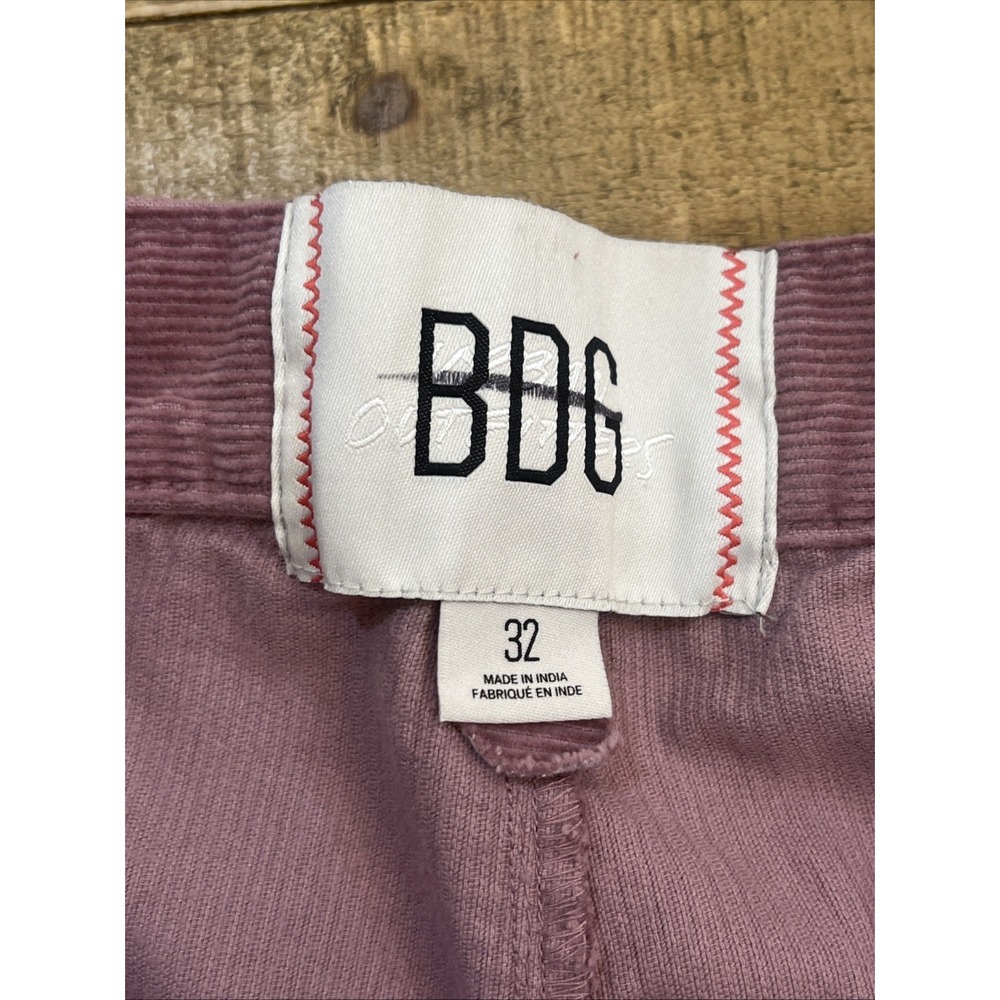 BDG Urban Outfitters Jeans Women 32 (34)Baggy High Rise Corduroy Light Plum Flaw - Picture 6 of 12